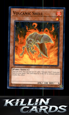 1st Edition Volcanic Shell LD10-EN025 YuGiOh Common Legendary Duelists: Soulburn