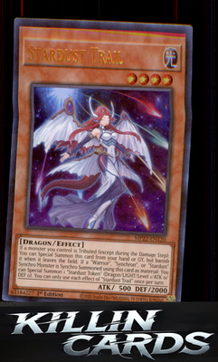 1st Edition Stardust Trail MP22-EN120 YuGiOh Ultra Rare 2022 Tin of the Pharaoh'
