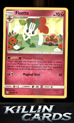 Floette 151/236 Pokemon Uncommon SM - Cosmic Eclipse Card NM