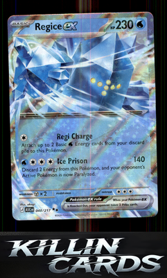 Regice ex 048/217 Pokemon Double Rare ME: Ascended Heroes Card NM