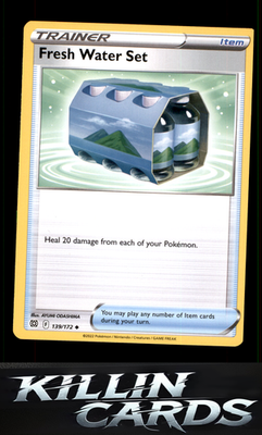 Fresh Water Set 139/172 Pokemon Uncommon SWSH09: Brilliant Stars Card NM