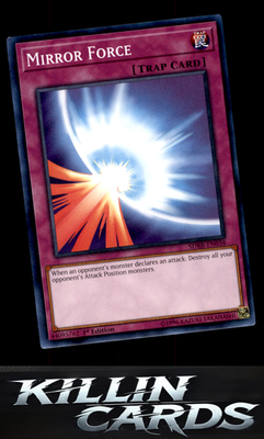 1st Edition Mirror Force SDRR-EN038 YuGiOh Common Structure Deck: Rokket Revolt