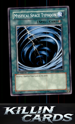 1st Edition Mystical Space Typhoon SDWS-EN023 YuGiOh Common Structure Deck: Warr