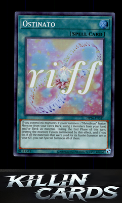 Ostinato OP26-EN011 YuGiOh Super Rare OTS Tournament Pack 26 Card NM