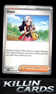 Dawn 087/094 Pokemon Uncommon ME02: Phantasmal Flames Card NM