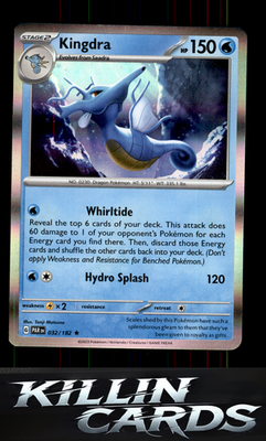 Kingdra 032/182 Pokemon Rare SV04: Paradox Rift Card NM
