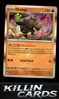 Okidogi 111/167 Pokemon Rare SV06: Twilight Masquerade Card NM