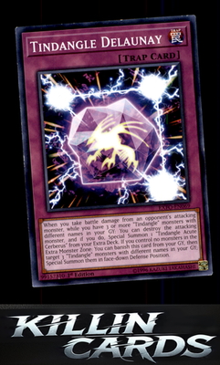 1st Edition Tindangle Delaunay EXFO-EN069 YuGiOh Common Extreme Force Card NM