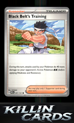 Black Belt's Training - 097/131 097/131 Pokemon Common SV: Prismatic Evolutions