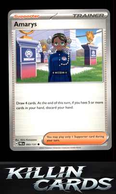 Amarys - 093/131 093/131 Pokemon Common SV: Prismatic Evolutions Card NM