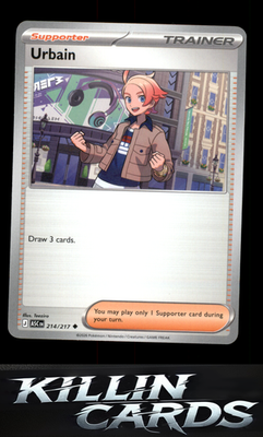 Urbain 214/217 Pokemon Uncommon ME: Ascended Heroes Card NM