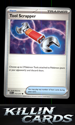 Tool Scrapper 212/217 Pokemon Common ME: Ascended Heroes Card NM