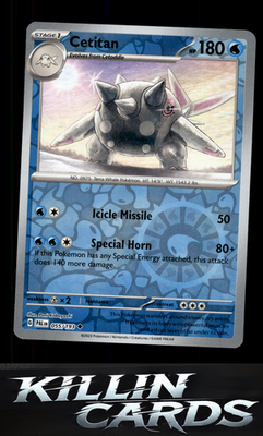 Reverse Holofoil Cetitan - 055/193 055/193 Pokemon Uncommon SV02: Paldea Evolved