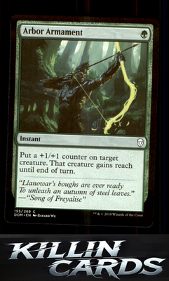 Arbor Armament 155 Magic C Dominaria Card NM
