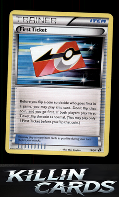 First Ticket 19/20 Pokemon Holo Rare Dragon Vault Card LP