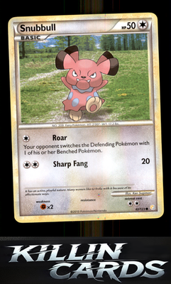 Snubbull 82/123 Pokemon Common HeartGold SoulSilver Card NM