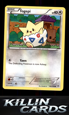 Togepi 102/135 Pokemon Common Plasma Storm Card LP