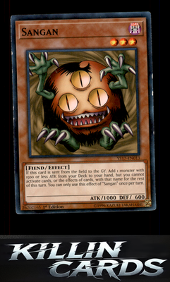 1st Edition Sangan YS17-EN013 YuGiOh Common Starter Deck: Link Strike Card MP