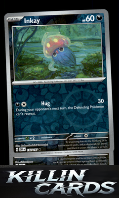 Reverse Holofoil Inkay 137/197 Pokemon Common SV03: Obsidian Flames Card NM
