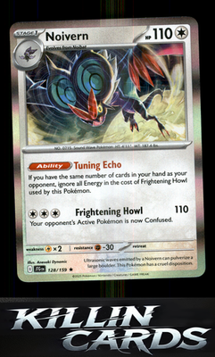 Noivern 128/159 Pokemon Rare SV09: Journey Together Card NM