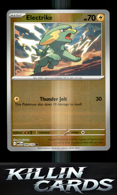 Reverse Holofoil Electrike 049/132 Pokemon Common ME01: Mega Evolution Card NM