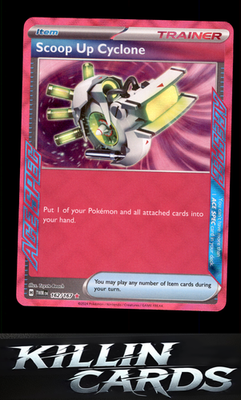 Scoop Up Cyclone 162/167 Pokemon ACE SPEC Rare SV06: Twilight Masquerade Card NM
