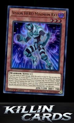 1st Edition Vision HERO Minimum Ray GFP2-EN055 YuGiOh Ultra Rare Ghosts From the