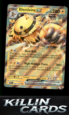 Electivire ex - 069/182 069/182 Pokemon Double Rare SV10: Destined Rivals Card N