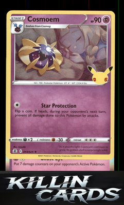 Cosmoem 014/025 Pokemon Holo Rare Celebrations Card NM