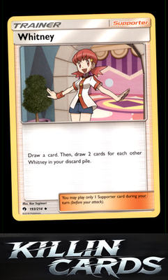 Whitney 193/214 Pokemon Uncommon SM - Lost Thunder Card NM