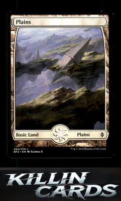 Plains (254) 254 Magic L Battle for Zendikar Card NM