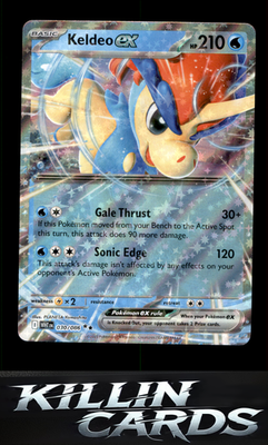 Keldeo ex 030/086 Pokemon Double Rare SV: White Flare Card NM