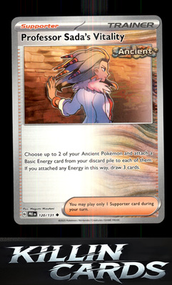 Professor Sada's Vitality 120/131 Pokemon Uncommon SV: Prismatic Evolutions Card