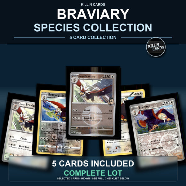 Pokemon TCG Braviary Species Collection 5 Different Cards