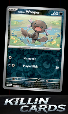 Reverse Holofoil Paldean Wooper - 129/193 129/193 Pokemon Common SV02: Paldea Ev