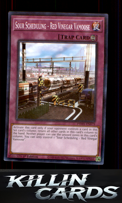 1st Edition Sour Scheduling - Red Vinegar Vamoose PHHY-EN079 YuGiOh Common Photo