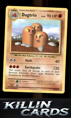Dugtrio 56/108 Pokemon Rare XY - Evolutions Card NM