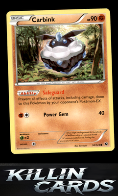 Carbink (50) 50/124 Pokemon Common XY - Fates Collide Card LP