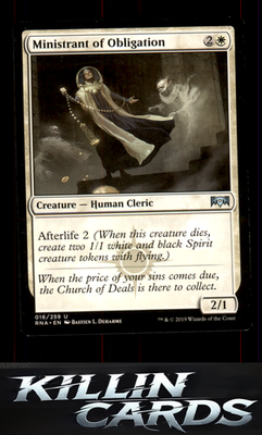 Ministrant of Obligation 16 Magic U Ravnica Allegiance Card NM