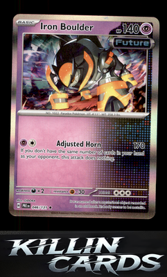 Iron Boulder 046/131 Pokemon Rare SV: Prismatic Evolutions Card NM