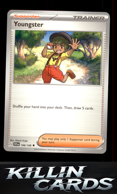 Youngster 198/198 Pokemon Uncommon SV01: Scarlet & Violet Base Set Card NM
