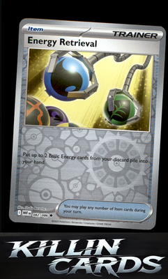 Reverse Holofoil Energy Retrieval 082/086 Pokemon Uncommon SV: White Flare Card