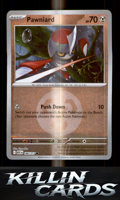 Reverse Holofoil Pawniard (Energy Symbol Pattern) 146/217 Pokemon Common ME: Asc