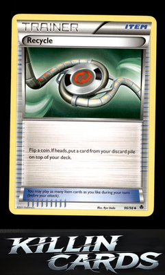 Recycle 96/98 Pokemon Uncommon Emerging Powers Card LP
