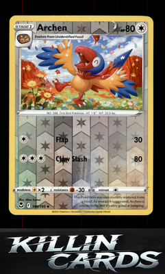 Reverse Holofoil Archen 146/195 Pokemon Uncommon SWSH12: Silver Tempest Card NM