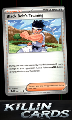 Black Belt's Training - 097/131 097/131 Pokemon Common SV: Prismatic Evolutions