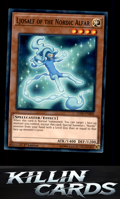 1st Edition Ljosalf of the Nordic Alfar LEHD-ENB06 YuGiOh Common Legendary Hero