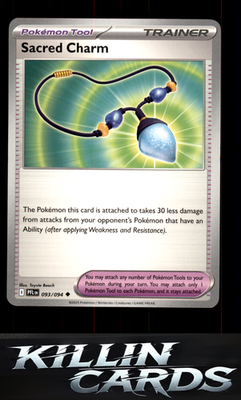 Sacred Charm - 093/094 093/094 Pokemon Uncommon ME02: Phantasmal Flames Card NM