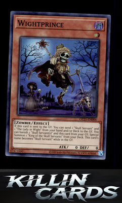 Wightprince OP25-EN004 YuGiOh Super Rare OTS Tournament Pack 25 Card NM