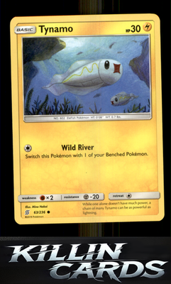 Tynamo (63) 63/236 Pokemon Common SM - Unified Minds Card NM